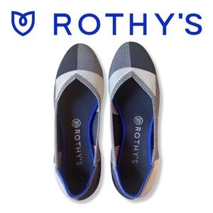 Rothy’s | The Flat | Black Captoe | Size 8.5
